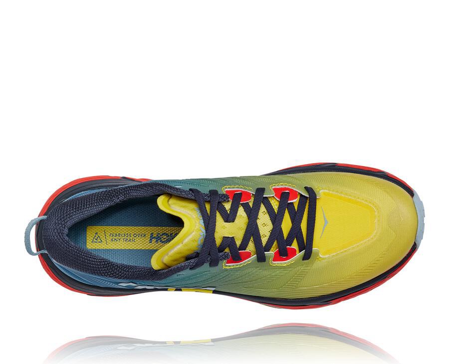 Hoka One One Spor Ayakkabı Erkek Mavi - Mafate Speed 3 - XZ1430627